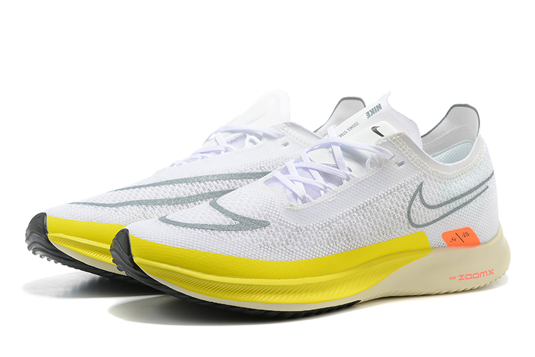 Women's Running weapon Zomx Streakfly Proto White/Yellow Shoes 0007